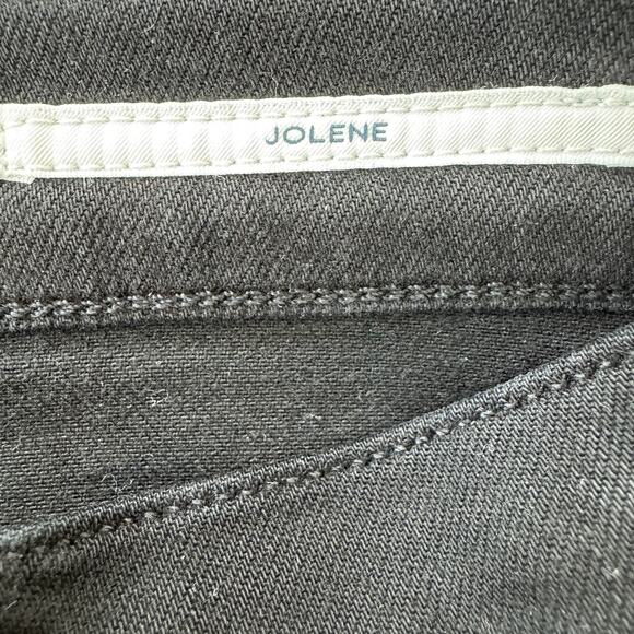 Citizens of Humanity Jolene High Rise Vintage Slim Plush Black - Picture 9 of 11